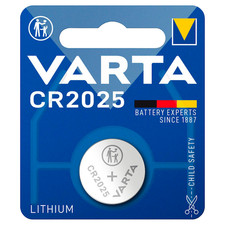 2 x Varta CR2025 Knopfzelle