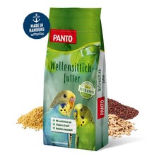 PANTO® Wellensittichfutter mit Pluramin® · Vitalstoffreiches Futter · 5x1 kg
