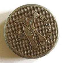 Klingeldeckel Omega Tennisspieler Deckel Fahrradklingel Oberteil Sammler