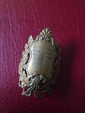 Alter Stocknagel fahnenweihe schild M.G.V Freiw.Feuerwehr B.Born 1925