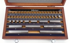 Mitutoyo Endmaßkasten Grade 1 Endmaßsatz 47x Stück Gauge Block Set Endmaße