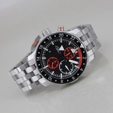 Mühle Glashütte S.A.R. Flieger Chronograph Automatik Ø 45 mm Edelstahl Full Set