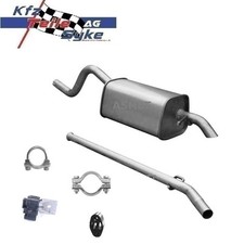 ENDSCHALLDÄMPFER + ROHR + ANBAUMATERIAL FÜR RENAULT TWINGO II