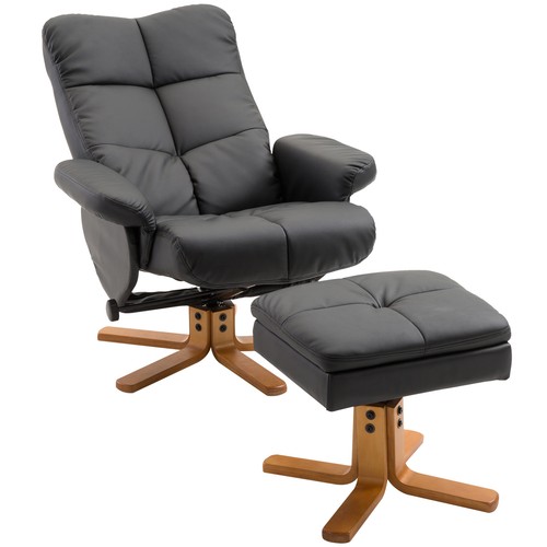 Homcom relaxsessel mit hocker - homcom,