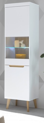 Vitrine vitrinenschrank weiß - vitrine,