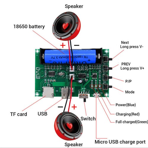 Pam8403 bluetooth amplifier - pam8403,