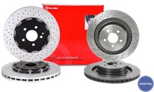 BREMBO BREMSSCHEIBEN SET 390MM VORNE & 360MM HINTEN MERCEDES AMG C63 C204 COUPE