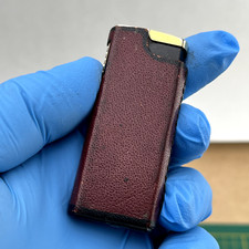 Vintage Kawee Gas Feuerzeug - Leder  -60er Jahre Made in West Germany