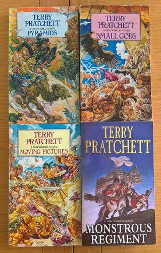 Terry pratchett discworld - 4x,