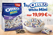 1kg oreo white mini - oreo, süßwaren