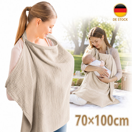 Stillschal musselin baumwolle - stillschal,