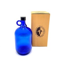 Glasballon 2l blau mit