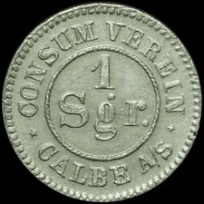 WERTMARKE: 1 Silbergroschen