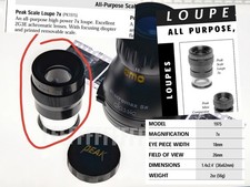 Peak 7x Achromat Lupe für