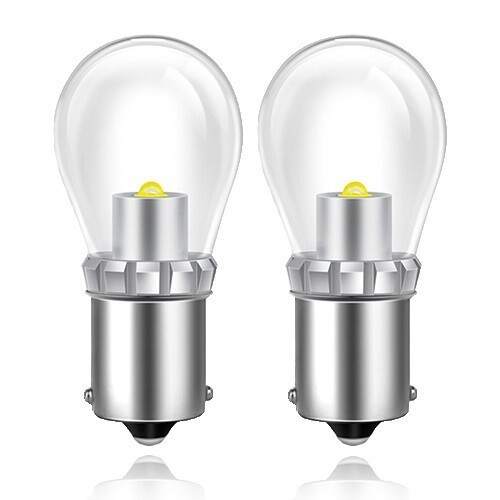 Ba15s 1156 led lampe - 2x,