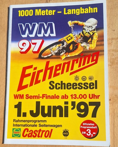 Speedway programm sandbahn - programm,