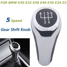LEDER SCHALTKNAUF SCHALTKNOPF FÜR BMW 3er 5er E32 E34 E36 E38 E39 E46 5 Gang