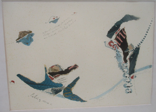 Original lithographie collage - lithographie,