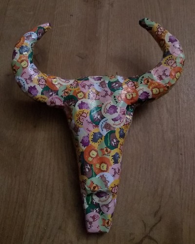 Büffel schädel trophäenkopf - bÜffel,
