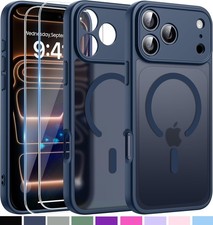 Matt Magnetisch Hülle + Displayglas iPhone 17 Pro Max Air MagSafe Panzerfolie