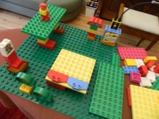 "100 Duplo Steine", gr. Platte, im tollem Beutel