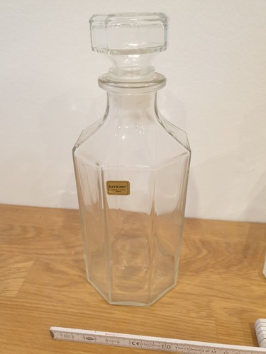 Große eck karaffe glas - karaffe,