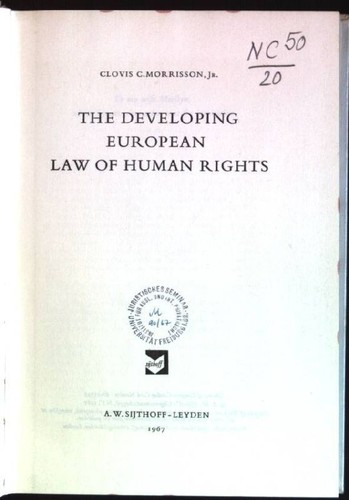 The developing european law - european,