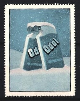 Reklamemarke mundwasser odol - mundwasser,