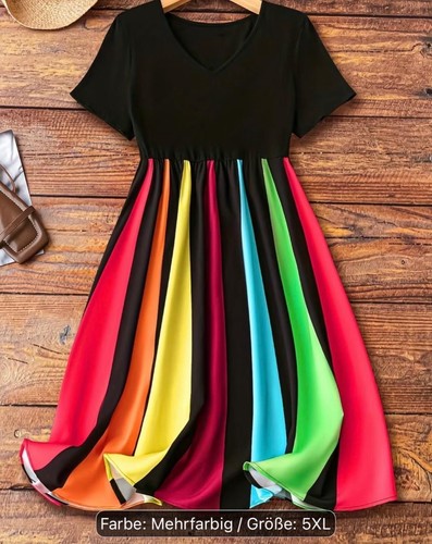 Damen kleid schwarz - damen, 5