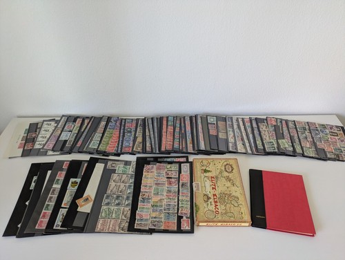 Briefmarkensammlung welt auf - welt,