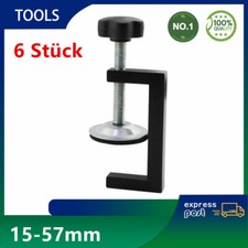 6 Stück C-Klemme 15-57mm Verstellbar Für Tisch Klemmen Holzarbeiten