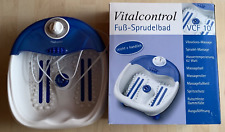 Vitalcontrol Fuß -Sprudelbad Fußbad  Foot Spa Fußmassagegerät 
