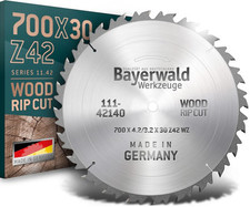 Bayerwald - HM Kreissägeblatt - Ø 700 x 4.2 x 30 | Z=42 LWZ | Serie 11.55 -