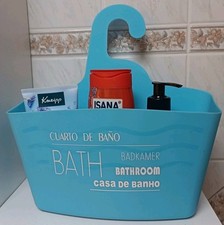 Badkorb mit Haken Badregal Duschregal Duschkorb Utensilo Bad Aufbewahrungskorb