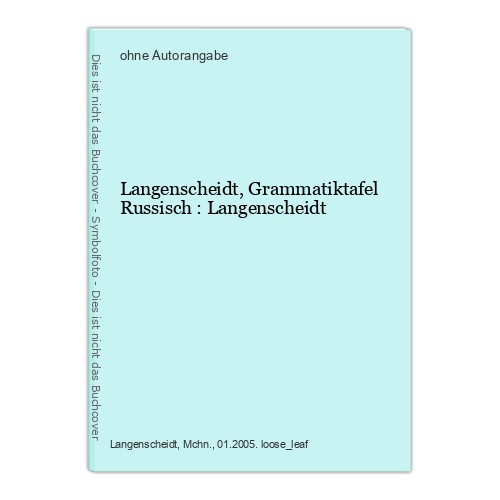Langenscheidt grammatiktafel - langenscheidt,,