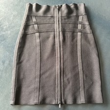 Herve Leger Bodycon Rock Schwarz L