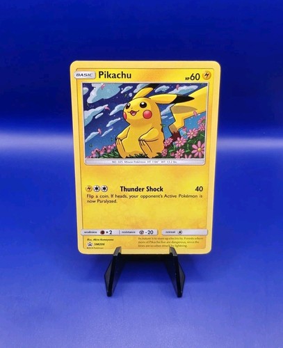 Pikachu sm206 holo black star - pikachu,