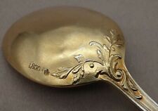 Jugendstil Eislöffel 800er Silber vergoldet Koch & Bergfeld Löffel K u B (AP)