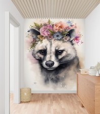 3D Kranz Fuchs Q4797 Tapete