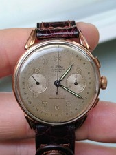 Uhr Watch Delbana Chrono Vintage Venus 175 Swiss Made Rare