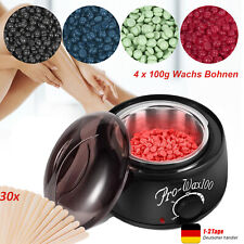 Wachswärmer Wachsgerät Wachs Erhitzer Haarentfernung mit 400g Wachs Bohnen Salon