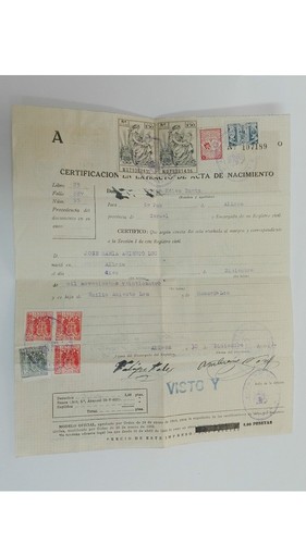 Alte urkunde geburtsurkunde - alte,