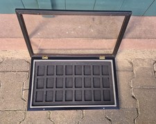 Sammelvitrine für 24 Zippo Feuerzeuge, Magnetverschluss, Glastür