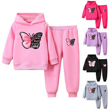 Mädchen Trainingsanzug Jogginghose Sportanzug Training Bekleidungsset Pullover