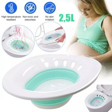Faltbar Sitzbad Bidet Sitzbadewanne Toiletteneinsatz Einsatzbidet 2.5L Sitzwanne