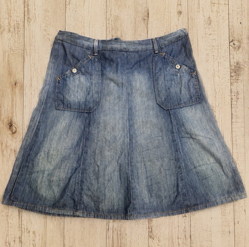 Damen jeansrock denim blau - damen,