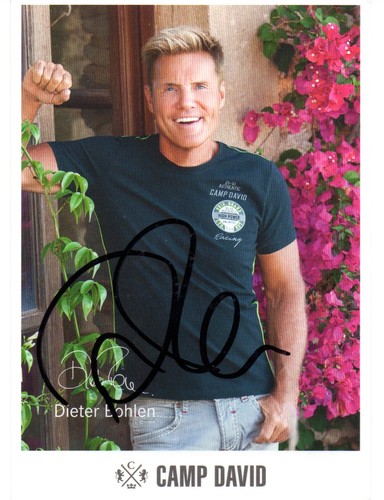 Dieter bohlen autogramm karte - bohlen,