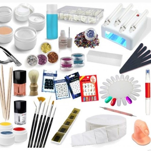 Gel starterset mit nailart - uv-gel,