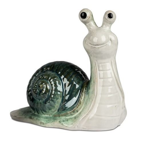 Dekofigur schnecke steinoptik - schnecke,
