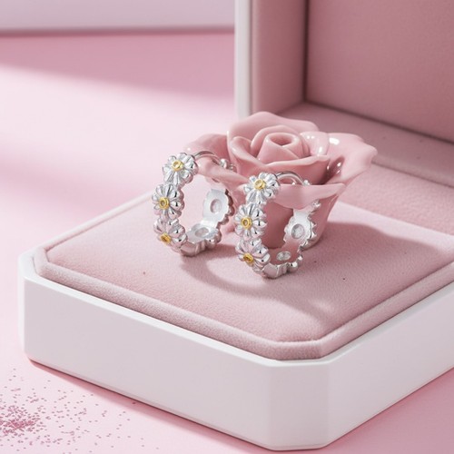 Blumen creolen sterling - creolen,